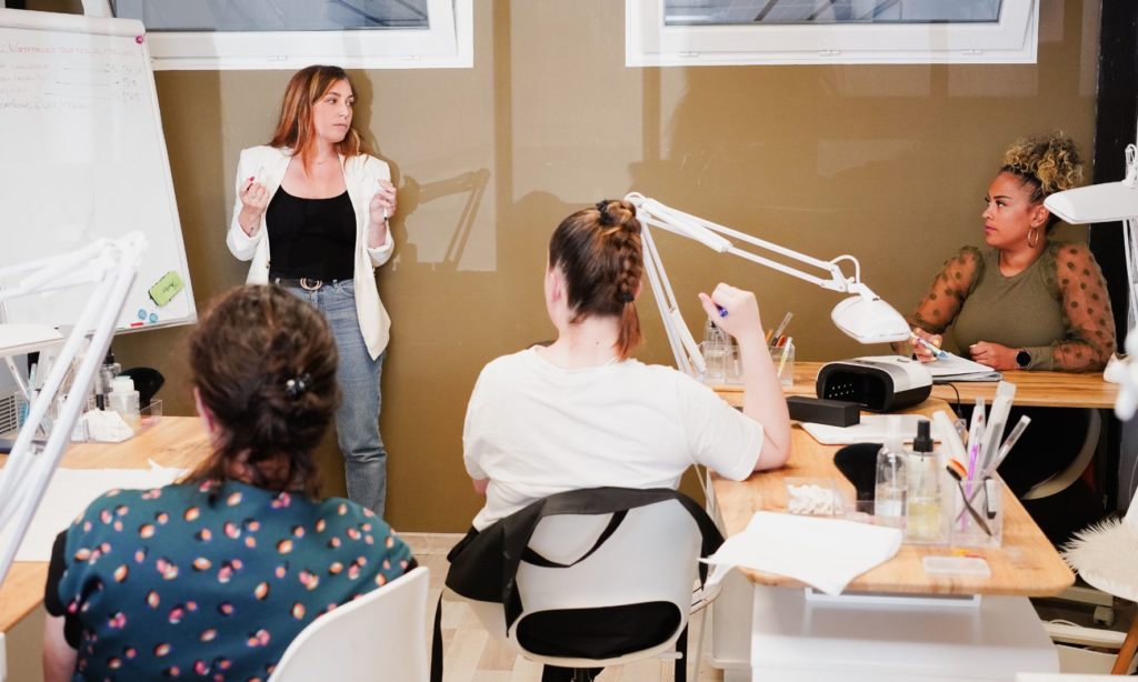 salle de formation color vintage